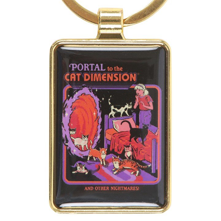 The Cat Dimension Keyring by Steven Rhodes | Inspired Creative Gifts