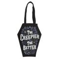The Creepier the Better Coffin Shaped Tote Bag | Inspired Creative Gifts | UK Supplier