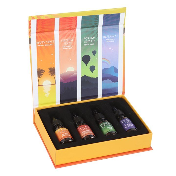 The Happy Collection Blended Essential Oil Set | Inspired Creative Gifts | UK Supplier