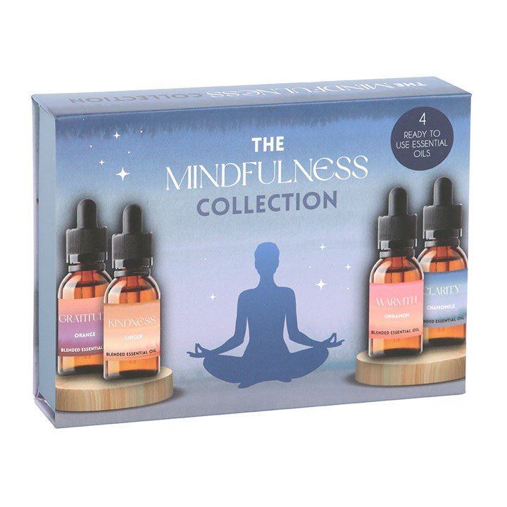 The Mindfulness Collection Blended Essential Oil Set | Inspired Creative Gifts | UK Supplier