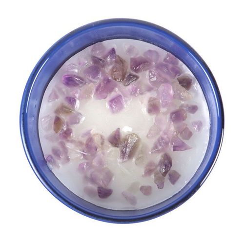 The Moon Amethyst Crystal Chip Candle | Inspired Creative Gifts | UK Supplier