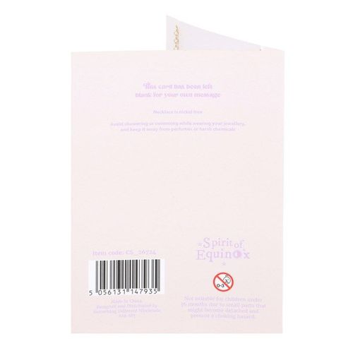 The Moon Celestial Amethyst Necklace Card | Inspired Creative Gifts | UK Supplier