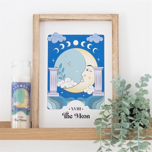 The Moon Celestial Framed Wall Print | Inspired Creative Gifts | UK Supplier