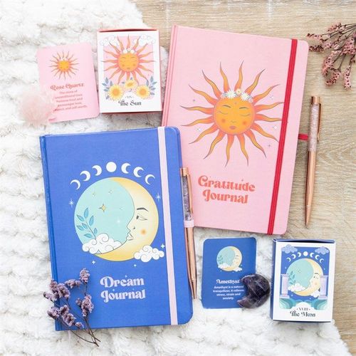 The Moon Dream Journal with Amethyst Pen | Inspired Creative Gifts | UK Supplier