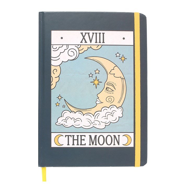 The Moon Vintage Tarot A5 Notebook | Inspired Creative Gifts | UK Supplier