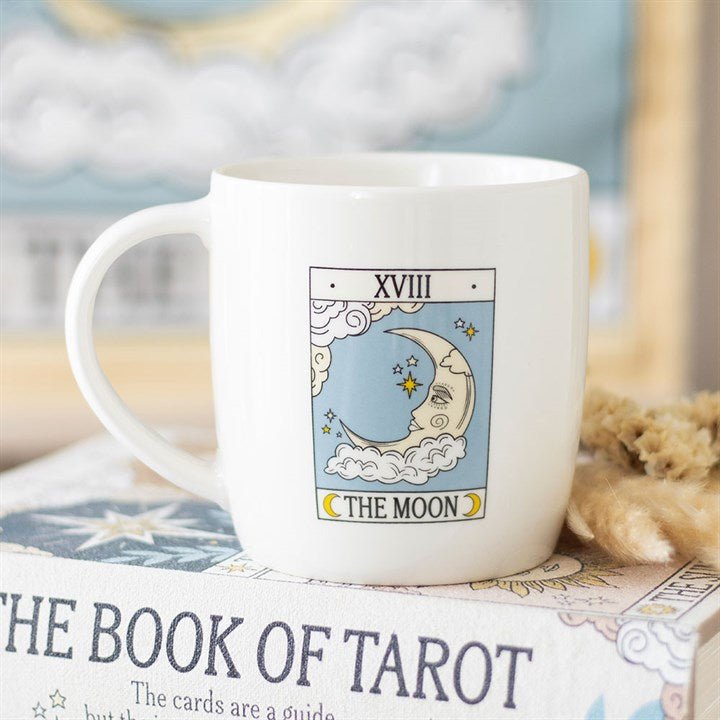 The Moon Vintage Tarot Mug | Inspired Creative Gifts | UK Supplier