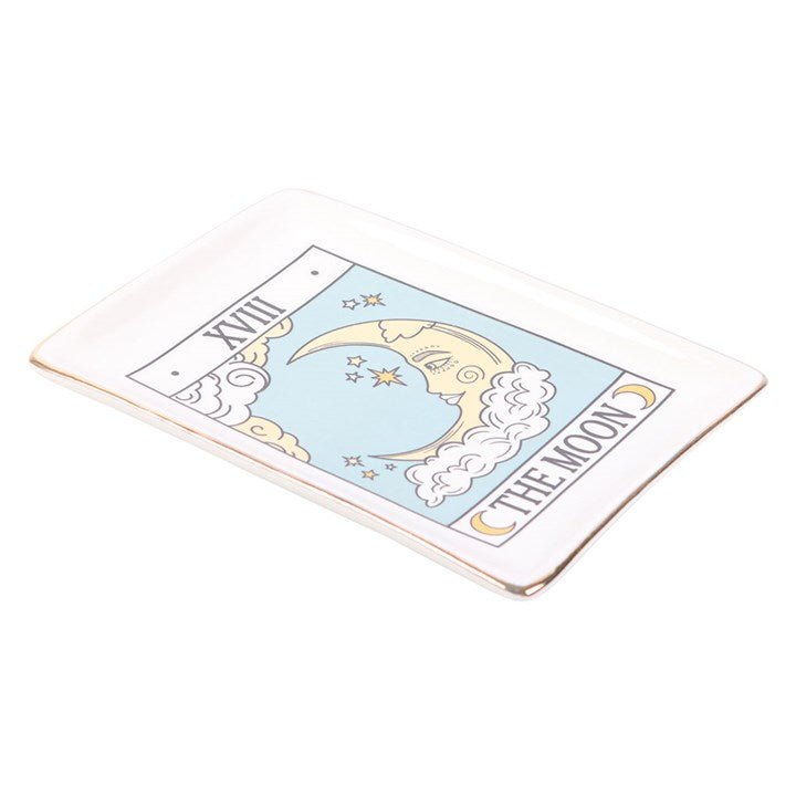 The Moon Vintage Tarot Trinket Dish | Inspired Creative Gifts | UK Supplier