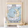 The Moon Vintage Tarot Wall Hanging | Inspired Creative Gifts | UK Supplier