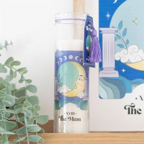 The Moon Violet Tube Candle | Inspired Creative Gifts | UK Supplier