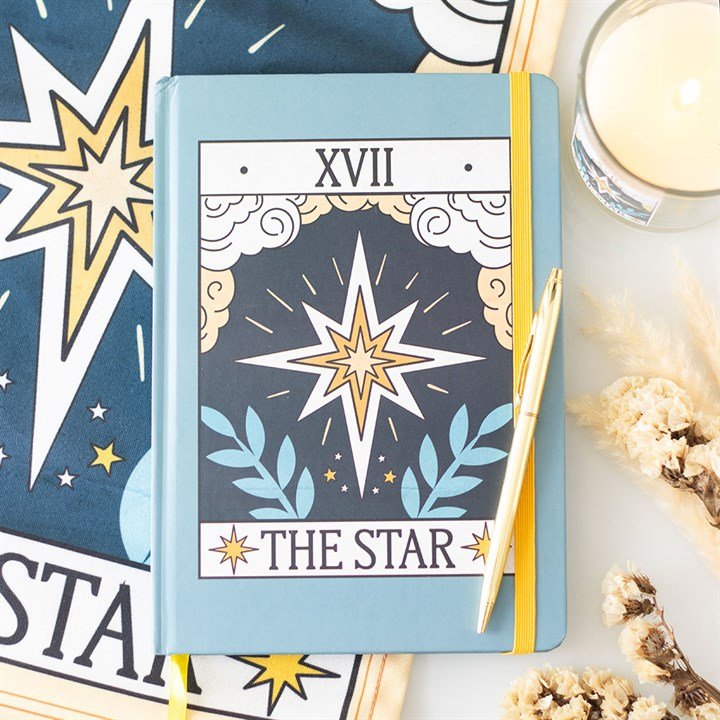 The Star Vintage Tarot A5 Notebook | Inspired Creative Gifts | UK Supplier