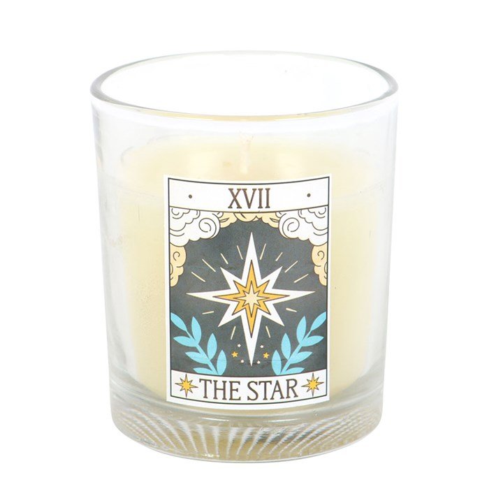 The Star Vintage Tarot Blueberry Candle | Inspired Creative Gifts | UK Supplier