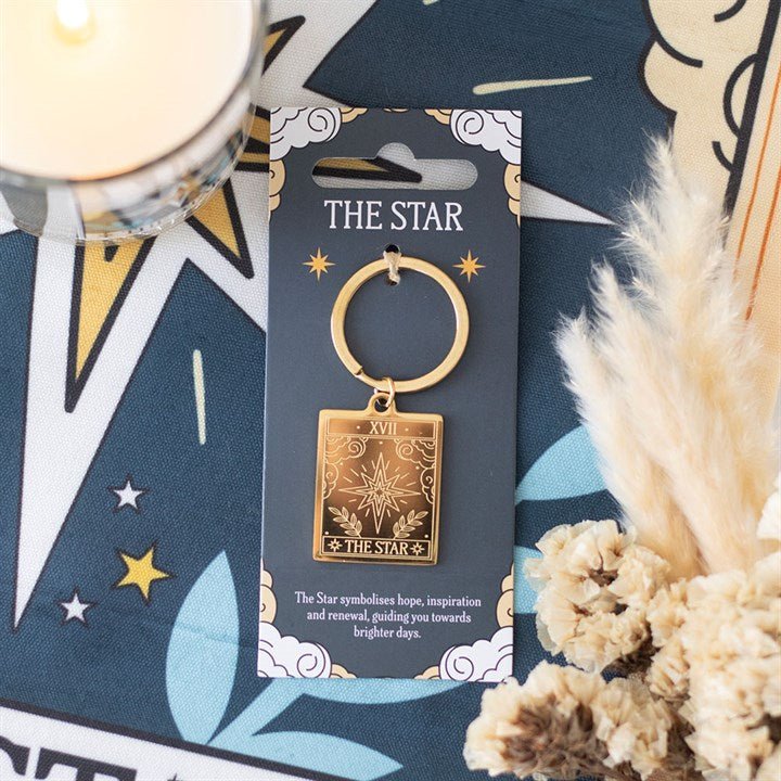 The Star Vintage Tarot Keyring | Inspired Creative Gifts