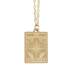 The Star Vintage Tarot Necklace on Greeting Card | Inspired Creative Gifts | UK Supplier