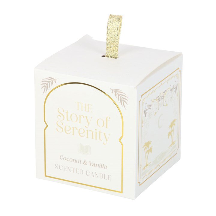 The Story of Serenity Coconut & Vanilla Candle | Inspired Creative Gifts | UK Supplier
