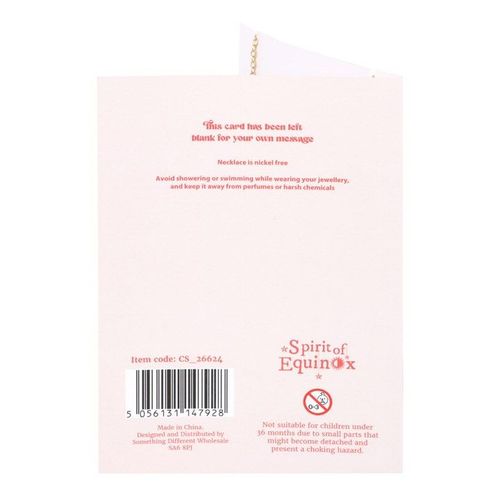 The Sun Celestial Rose Quartz Necklace Card | Inspired Creative Gifts | UK Supplier