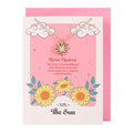 The Sun Celestial Rose Quartz Necklace Card | Inspired Creative Gifts | UK Supplier