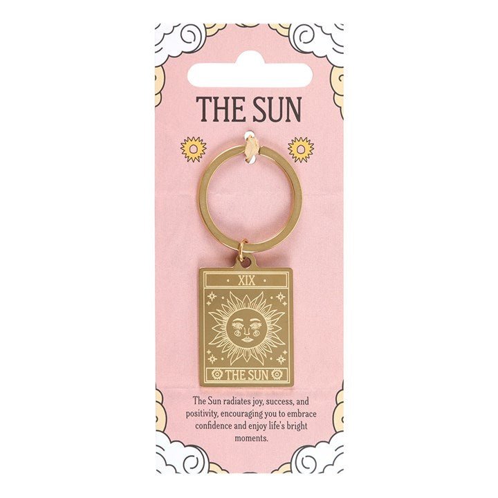 The Sun Vintage Tarot Keyring | Inspired Creative Gifts | UK Supplier