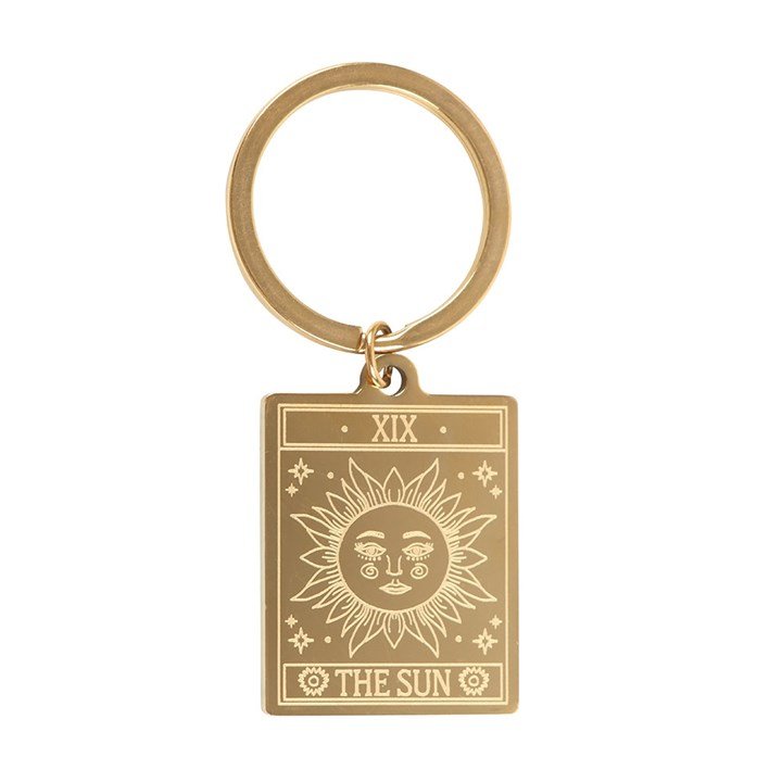 The Sun Vintage Tarot Keyring | Inspired Creative Gifts | UK Supplier