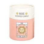 The Sun Vintage Tarot Rose Candle | Inspired Creative Gifts | UK Supplier