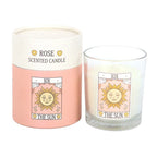 The Sun Vintage Tarot Rose Candle | Inspired Creative Gifts | UK Supplier