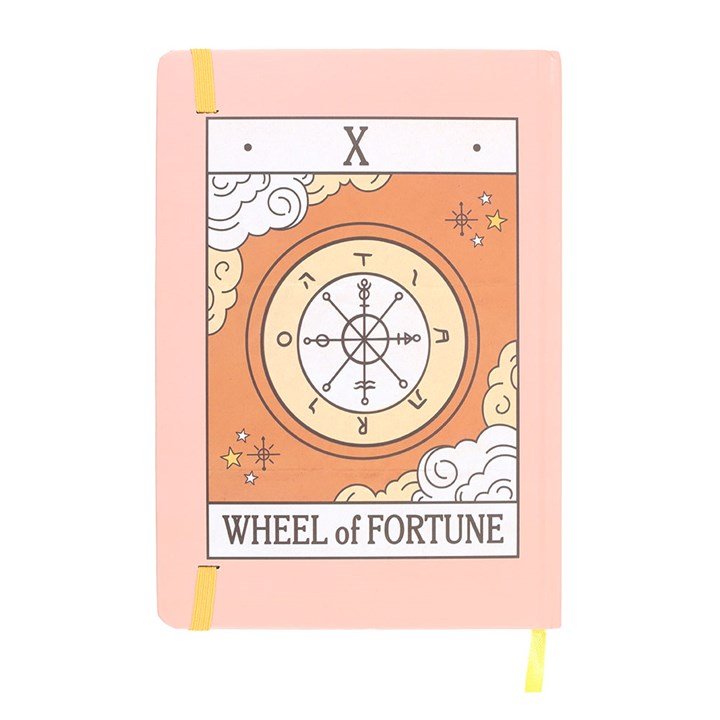 The Wheel of Fortune Vintage Tarot A5 Notebook | Inspired Creative Gifts | UK Supplier