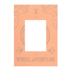 The Wheel of Fortune Vintage Tarot Necklace on Greeting Card | Inspired Creative Gifts | UK Supplier