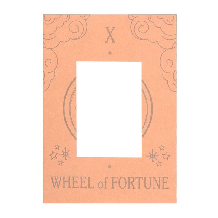 The Wheel of Fortune Vintage Tarot Necklace on Greeting Card | Inspired Creative Gifts | UK Supplier