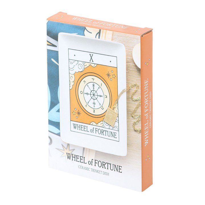 The Wheel of Fortune Vintage Tarot Trinket Dish | Inspired Creative Gifts | UK Supplier