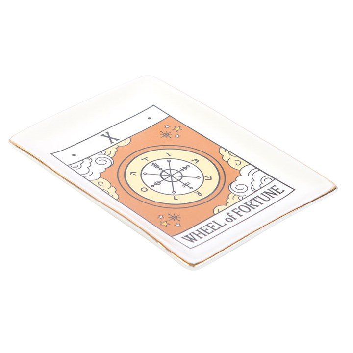 The Wheel of Fortune Vintage Tarot Trinket Dish | Inspired Creative Gifts | UK Supplier