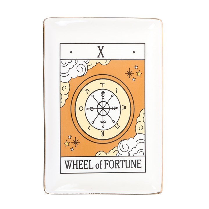 The Wheel of Fortune Vintage Tarot Trinket Dish | Inspired Creative Gifts | UK Supplier