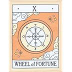 The Wheel of Fortune Vintage Tarot Wall Hanging | Inspired Creative Gifts | UK Supplier
