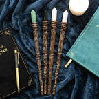 Thin Protection Black Obsidian Crystal Wand | Inspired Creative Gifts | UK Supplier