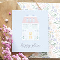 This Is Our Happy Place Pastel House Hanging Sign | Inspired Creative Gifts | UK Supplier