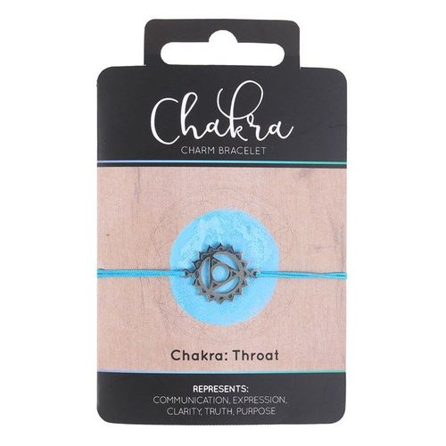 Throat Chakra Charm Bracelet | Inspired Creative Gifts | UK Supplier