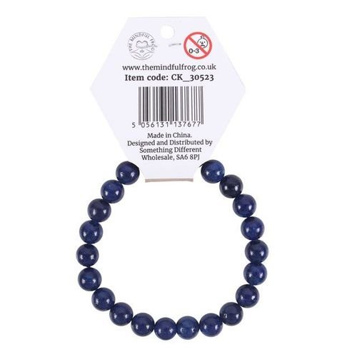 Throat Chakra Lapis Lazuli Gemstone Bracelet | Inspired Creative Gifts | UK Supplier