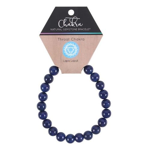 Throat Chakra Lapis Lazuli Gemstone Bracelet | Inspired Creative Gifts | UK Supplier