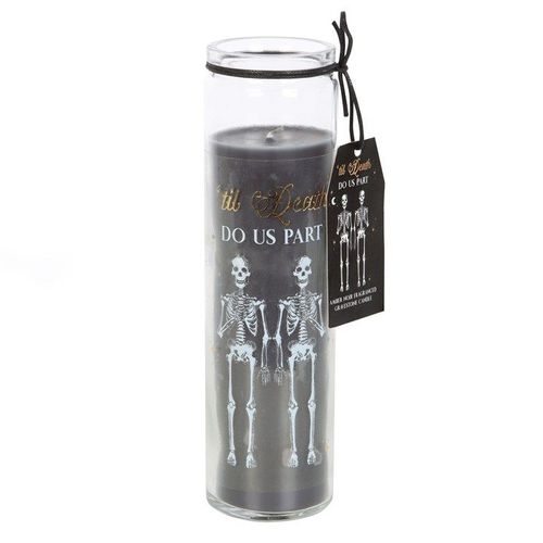 Til Death Do Us Part Amber Noir Tube Candle | Inspired Creative Gifts | UK Supplier