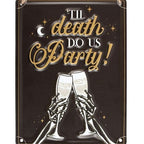 Til Death Do Us Party Champagne Hanging Metal Sign | Inspired Creative Gifts | UK Supplier