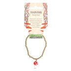 Toadstool Beaded Charm Bracelet | Inspired Creative Gifts | UK Supplier