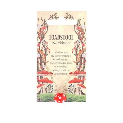 Toadstool Charm Necklace | Inspired Creative Gifts | UK Supplier