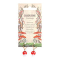 Toadstool Dangle Earrings | Inspired Creative Gifts | UK Supplier