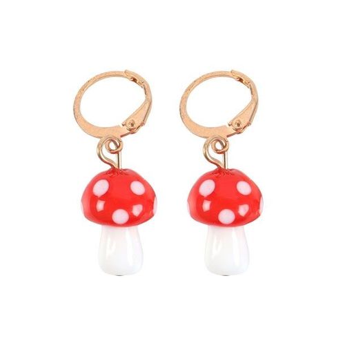 Toadstool Dangle Earrings | Inspired Creative Gifts | UK Supplier