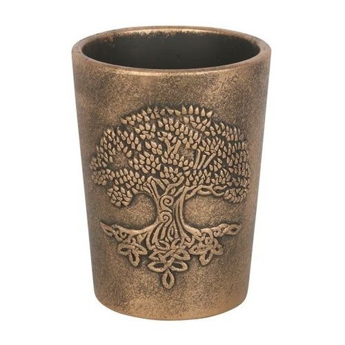 Tree of Life Bronze Terracotta Plant Pot by Lisa Parker | Inspired Creative Gifts | UK Supplier