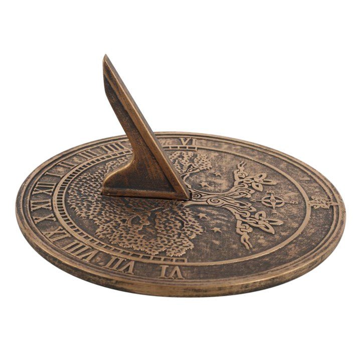 Tree Of Life Terracotta Sundial by Lisa Parker | Inspired Creative Gifts | UK Supplier