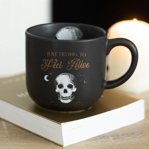 Trying To Feel Alive Mug | Inspired Creative Gifts