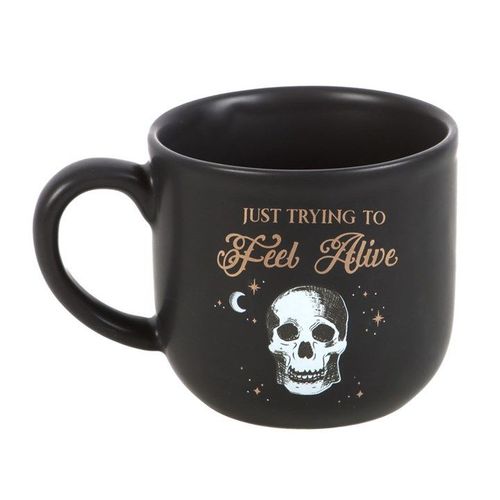 Trying To Feel Alive Mug | Inspired Creative Gifts