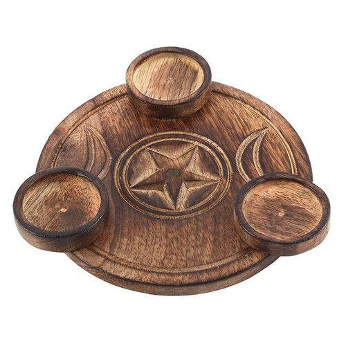 Triple Moon Tealight Candle Holder - Candle Holders - Inspired Creative Gifts