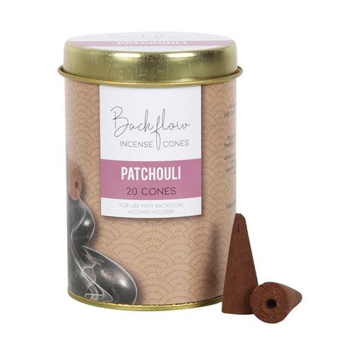 6 Tins of  Elements Patchouli Jumbo Backflow Cones - Backflow Burners & Cones - Inspired Creative Gifts