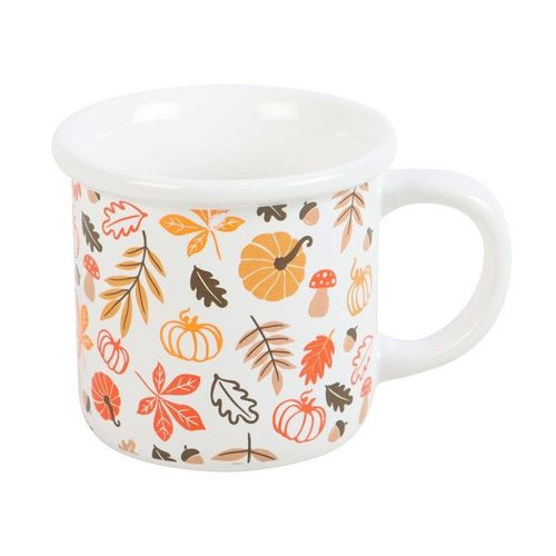 Autumn Leaves and Pumpkins Mug - Mugs - Inspired Creative Gifts
