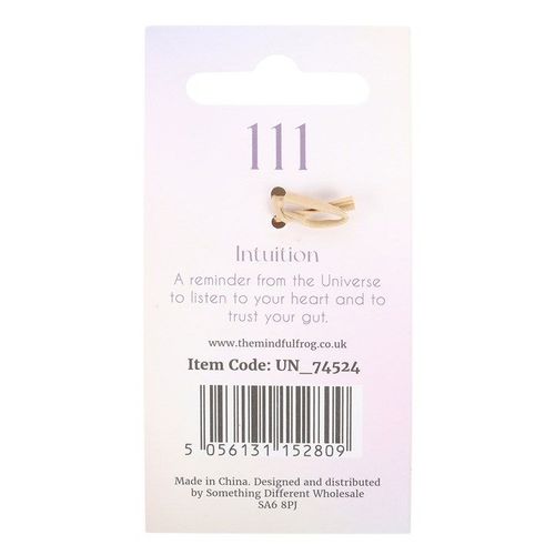 111 Angel Number Keyring - Inspired Creative Gifts